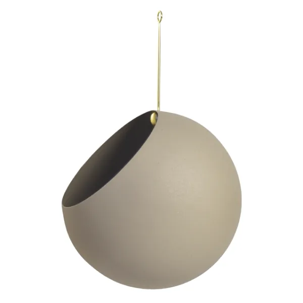 AYTM GLOBE Hängande Blomkruka 32 cm Taupe
