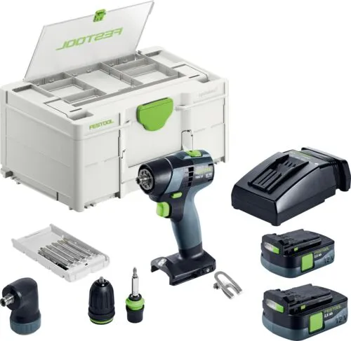 Festool Sladdlös Borr-/Skruvdragare TXS 12 2.5-Set
