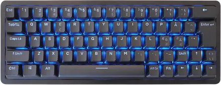 Mountain Everest 60 - 60% - Linear 45 Speed - Gaming Tastatur - Nordisk - Sort