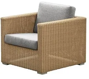 Cane-Line Chester loungestol, Fysisk, flätad i antracitgrå