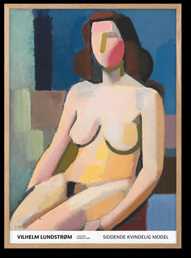 Peléton Sittande Kvinnlig Modell, 1942 70x100 Poster