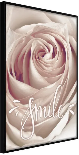ARTGEIST Poster med ram - Rose with a Message Gold 20x30