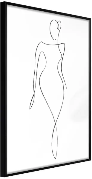 ARTGEIST Affisch med ram - Impeccable Figure Gold 40x60
