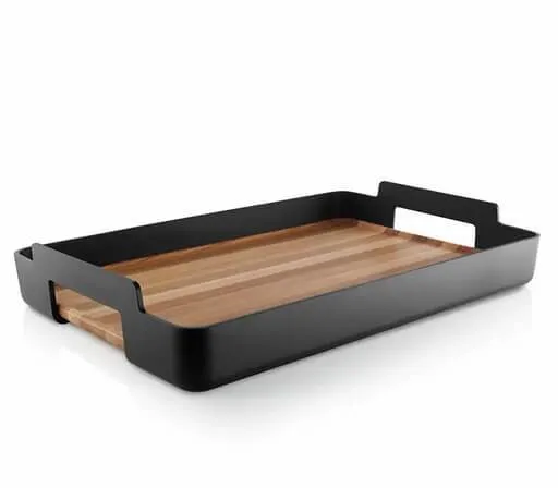 Eva Solo Nordic Kitchen rektangulärt serveringsfat 50x34 cm - Kolförkolnad bambu