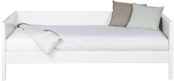 Nikki, Bäddsoffa, vit, H73xB100xD208 cm, furu