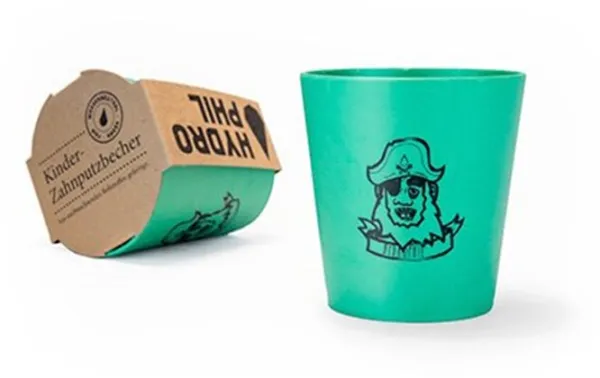 Ekologisk skönhet tandborstmugg barn Hydrophil (1 st)