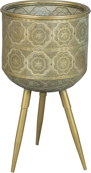 DUTCHBONE Botanisk blomkruka M - mässingsjärn