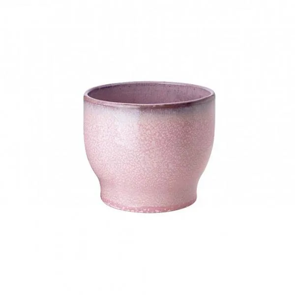 Knabstrup Keramik blomkruka, rosa - Ø:12,5 cm
